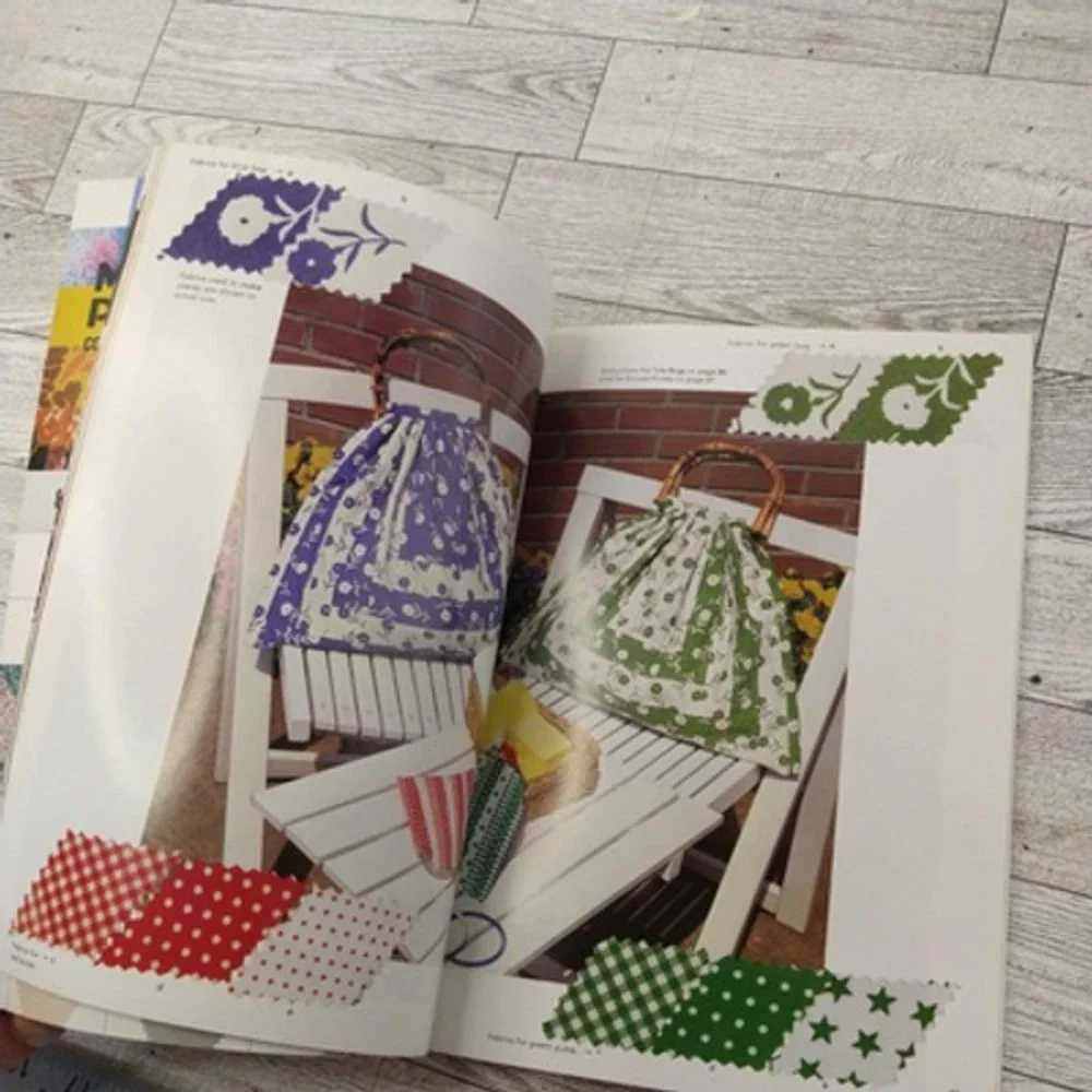 Modern Patchwork Quilting Ondori Vtg 1983 Retro 80s Craft Pattern Book Retrocore